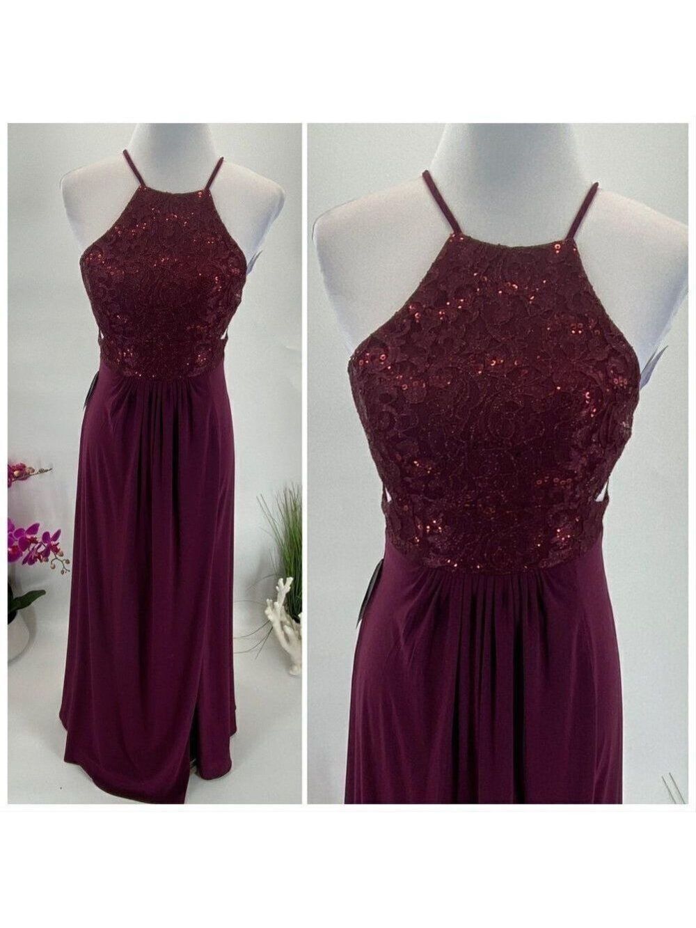 ✨HP✨Dress NWT Megan & Co Red Evening Gown
